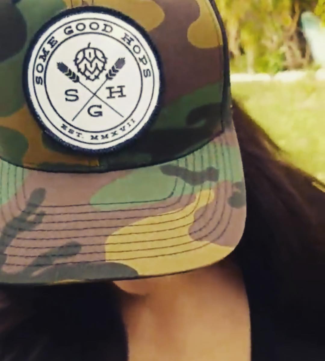 Some Good Hops Camo Snapback Hat - Some Good Hops