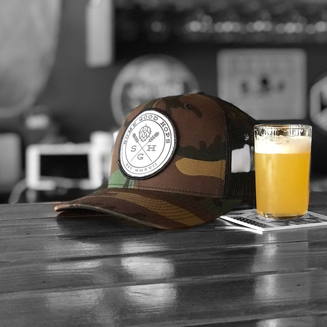 Some Good Hops Camo Snapback Hat - Some Good Hops