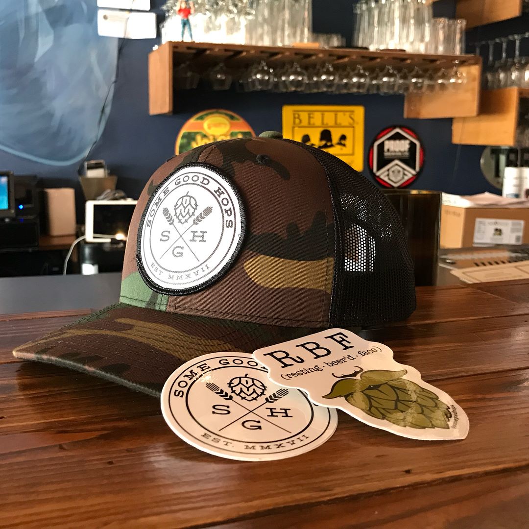 Some Good Hops Camo Snapback Hat - Some Good Hops