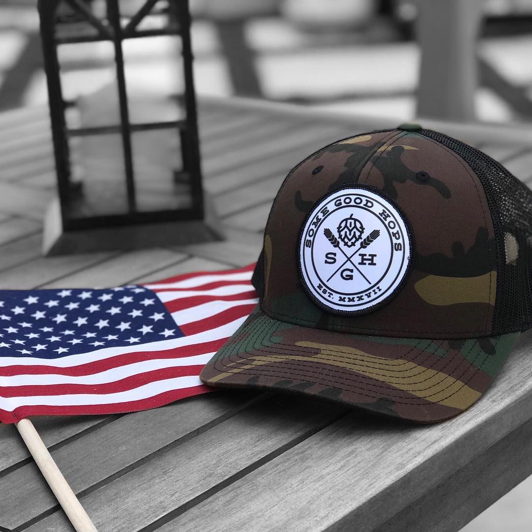 Some Good Hops Camo Snapback Hat - Some Good Hops