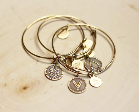 Craft Beer Element Gold 3 Bangle Set - "The Hop, The Grain, & The Water" - Some Good Hops