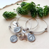 Craft Beer Element Silver 3 Bangle Set - "The Hop, The Grain, & The Water" - Some Good Hops