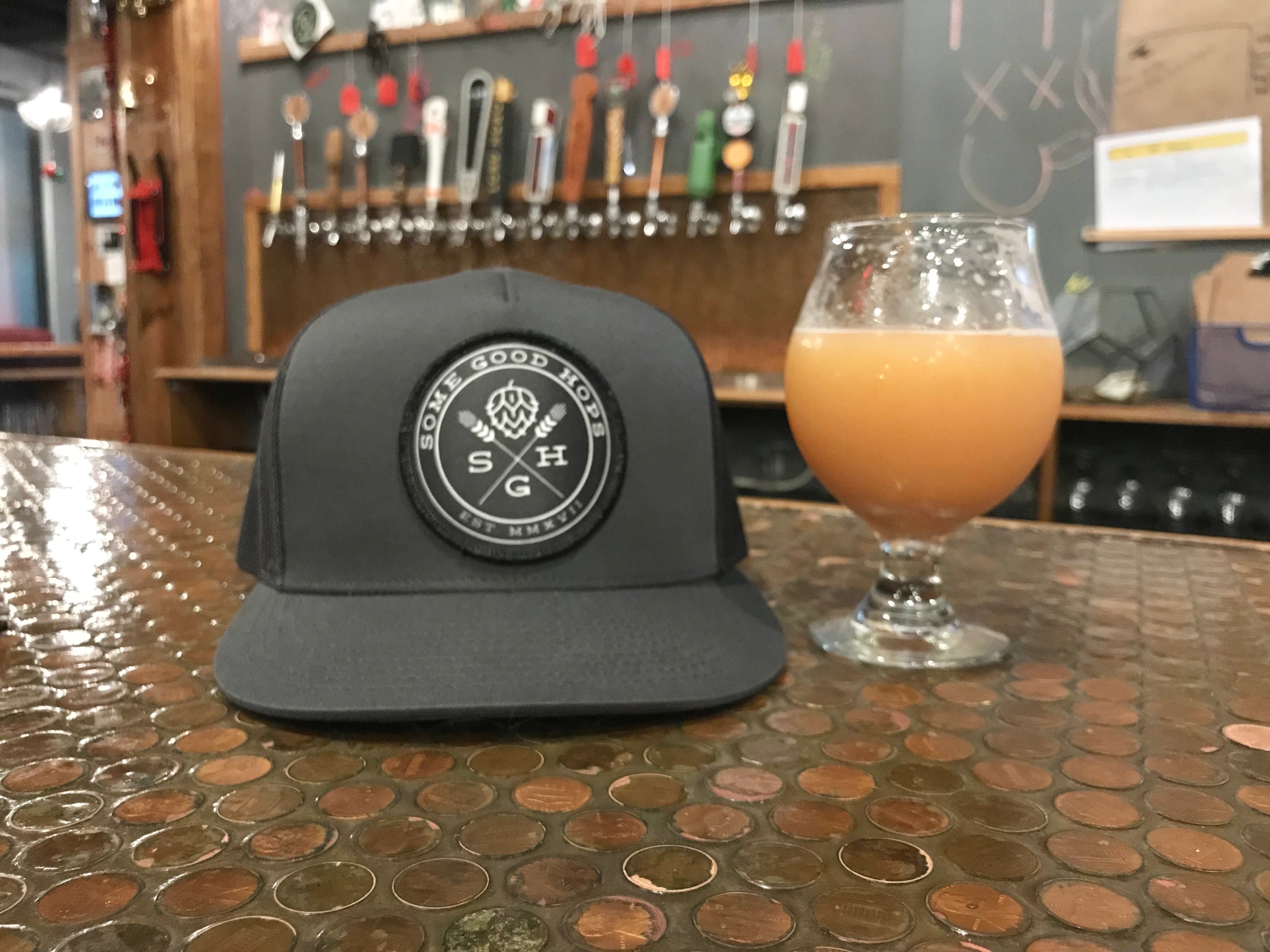 Some Good Hops Charcoal Grey Snapback Hat - Some Good Hops