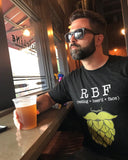 Some Good Hops - RBF Resting Beer'd Face Heather Black Shirt