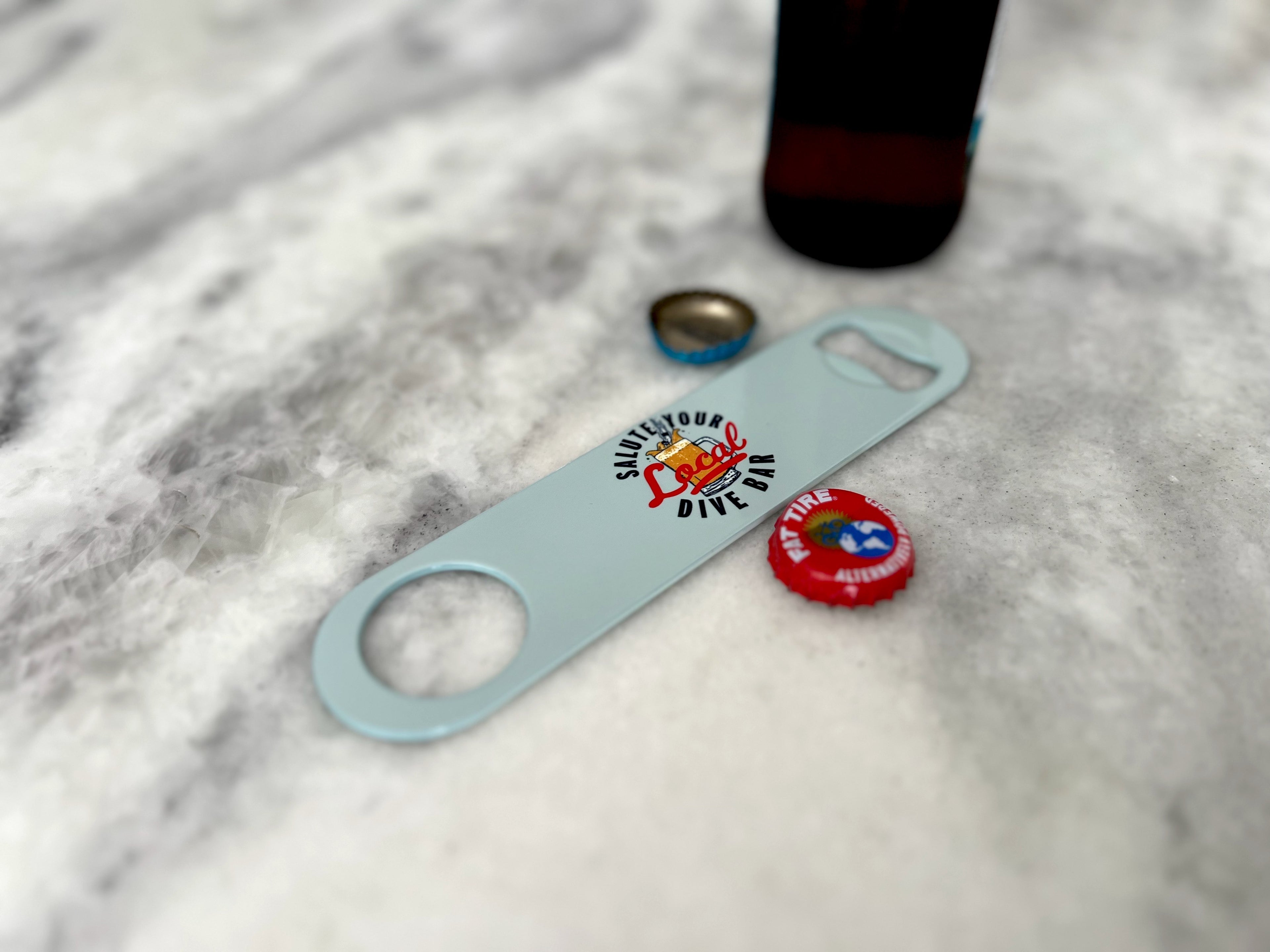 Salute Your Local Dive Bar Metal Bottle Opener - Some Good Hops