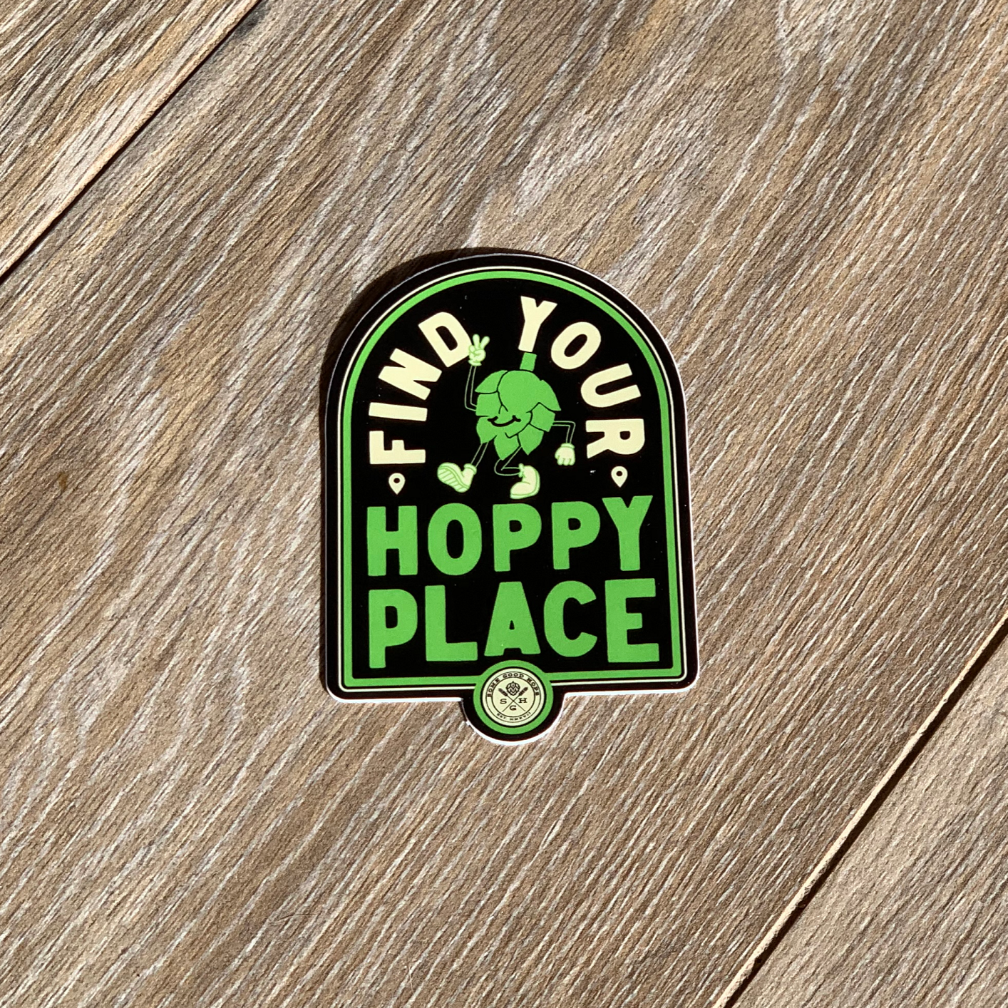 Some Good Hops Find Your Hoppy Place 2.0 Sticker