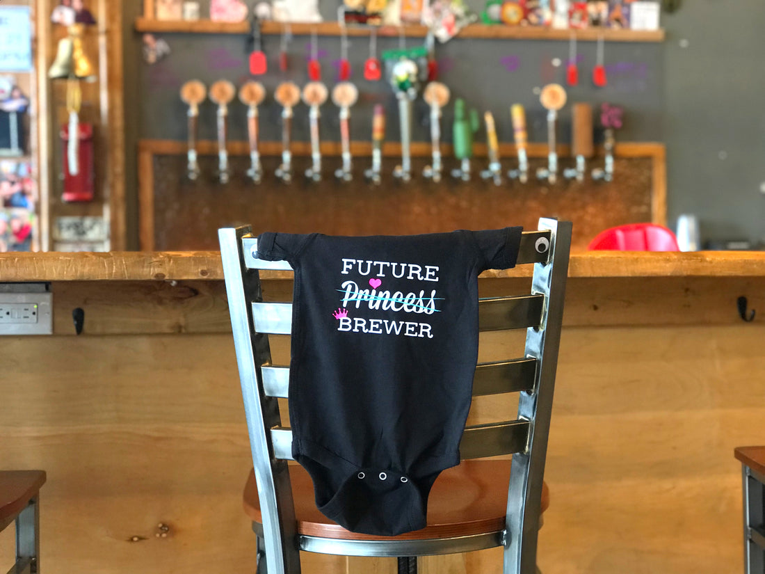 Future Princess Brewer Black Onesie - Some Good Hops