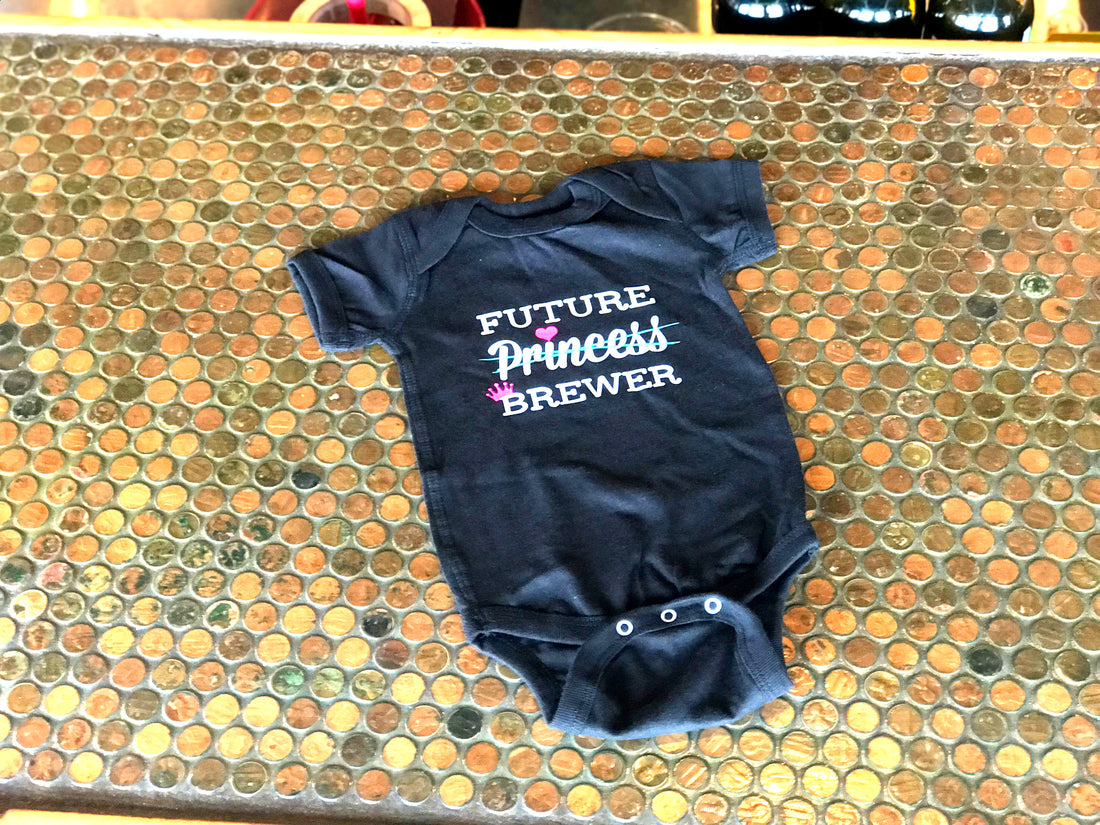 Future Princess Brewer Black Onesie - Some Good Hops