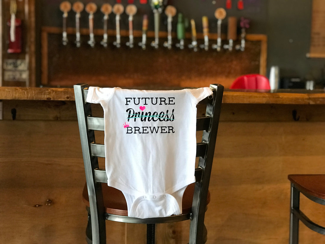 Future Princess Brewer White Onesie - Some Good Hops