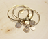 Craft Beer Element Gold 3 Bangle Set - "The Hop, The Grain, & The Water" - Some Good Hops