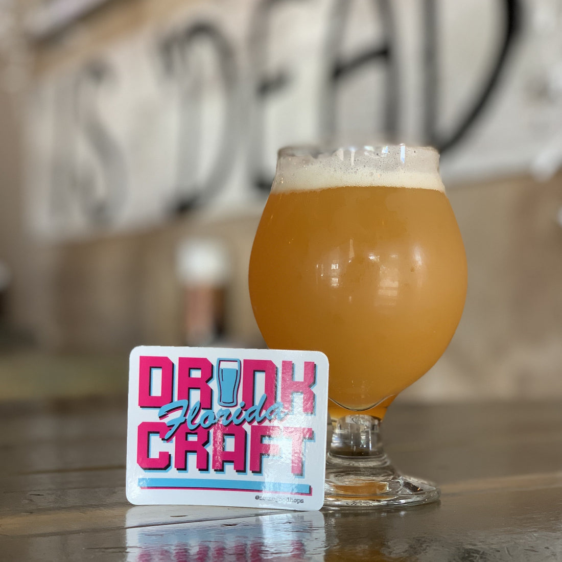 Drink Florida Craft Sticker - Some Good Hops