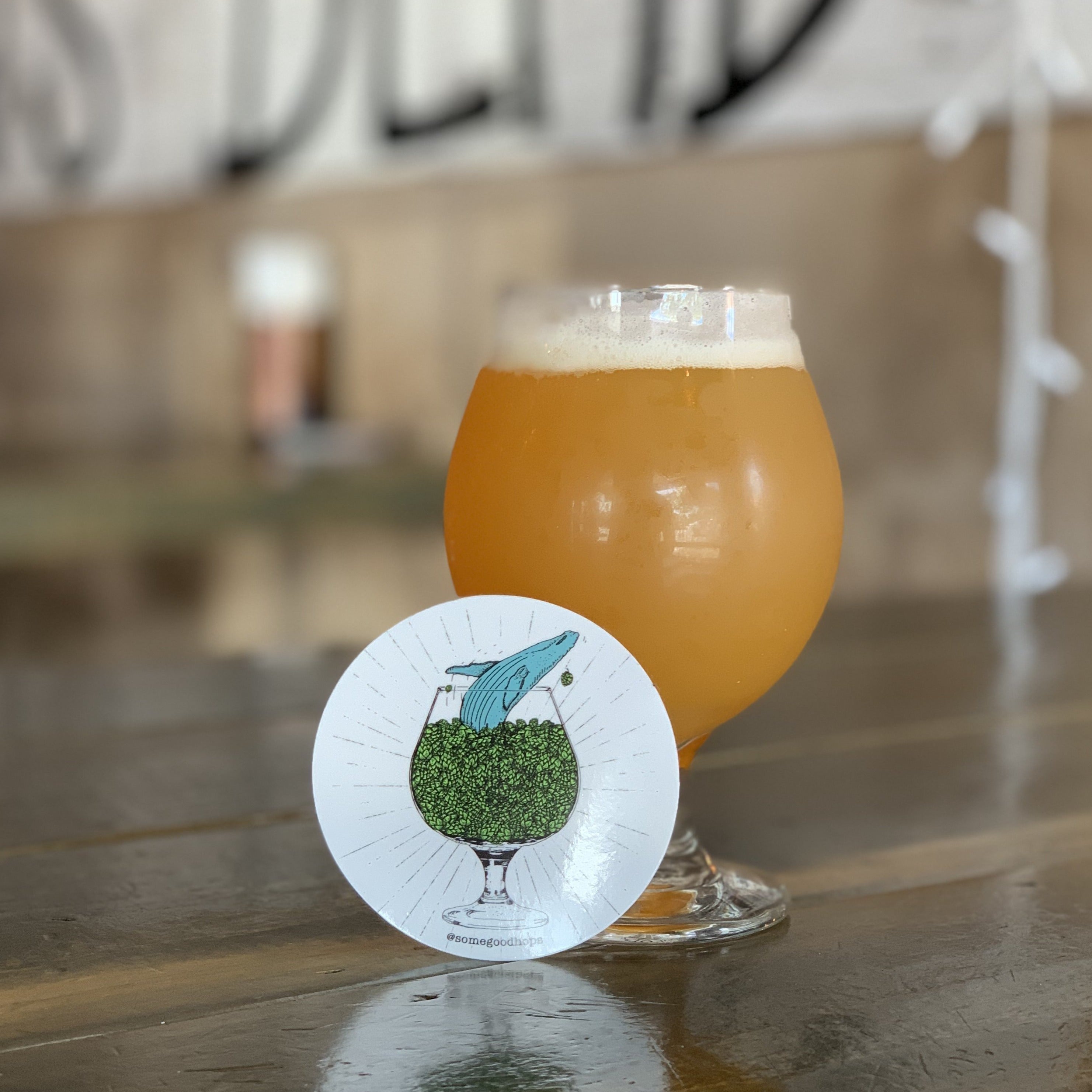 Free The Whales Sticker - Some Good Hops