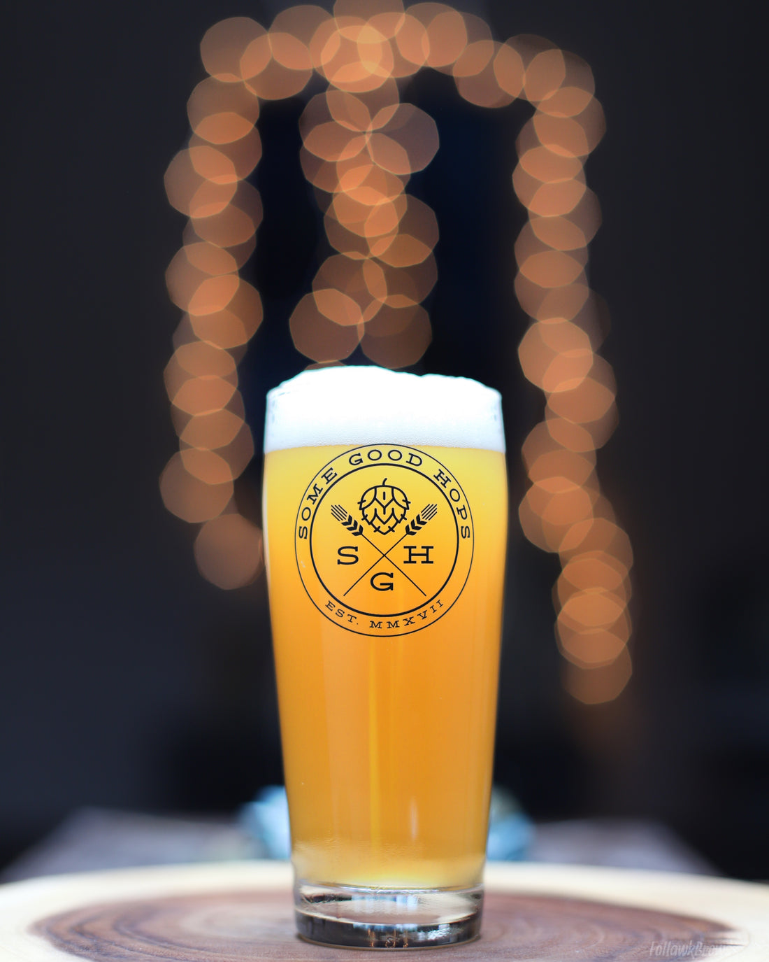 Drink Florida Craft Libbey 16 oz Beer Glass - Some Good Hops