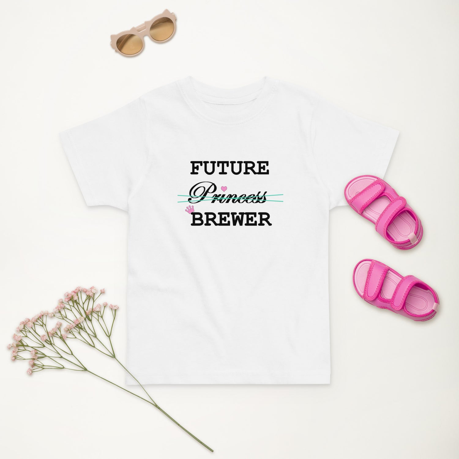 Future Princess Brewer White Toddler Shirt