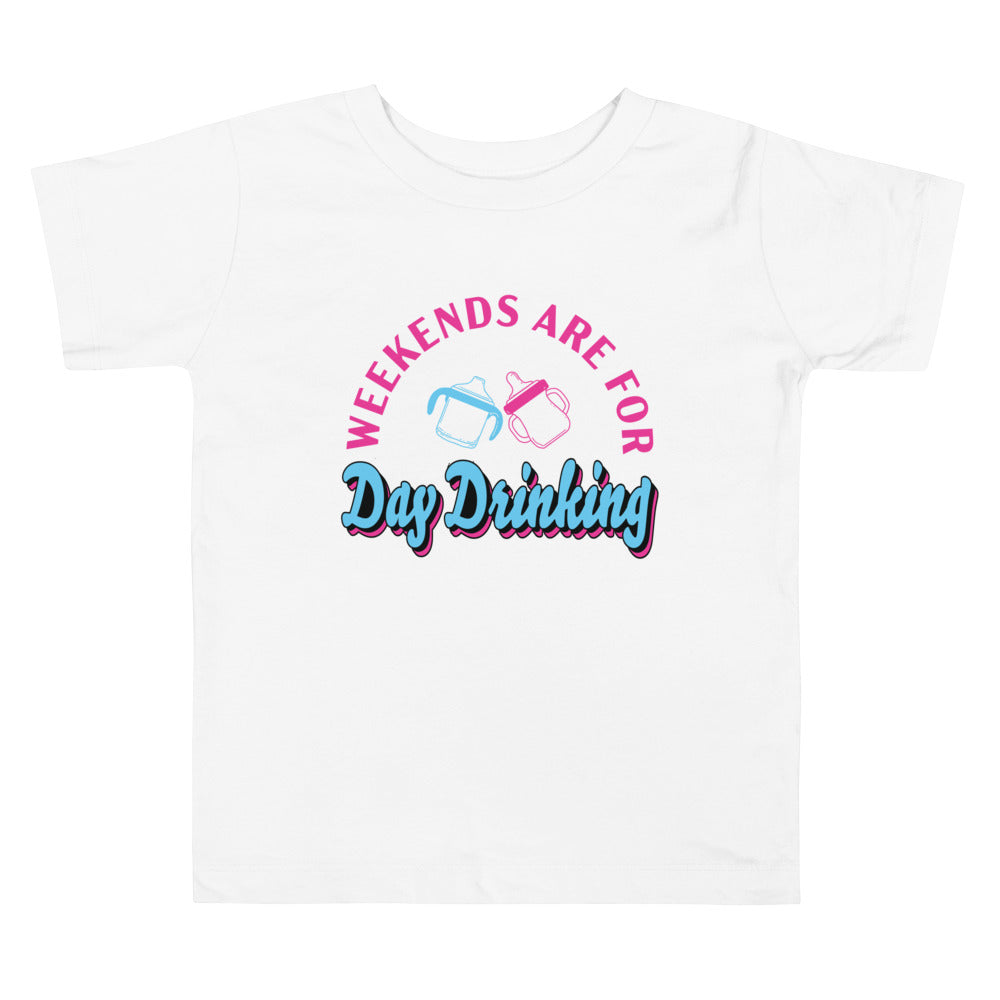 Weekends are for Day Drinking Toddler Shirt - White - Some Good Hops